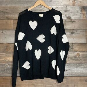 Coincidence and change heart sweater